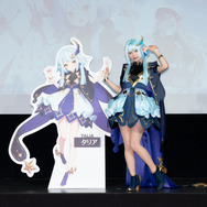 精霊の美しいコスプレを披露！異世界転生アニメのようなスマホ向けRPG『エバーソウル』発表会レポートーまさかのサプライズ“生歌”ライブも