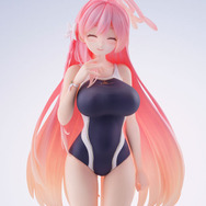 いつものスクール水着で徘徊中？『ブルアカ』ハナコがはち切れんばかりのボディで立体化―清楚風な制服姿も再現可能