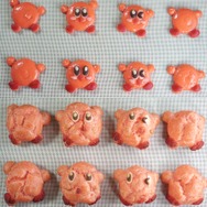 上が焼く前。下が焼いた後。