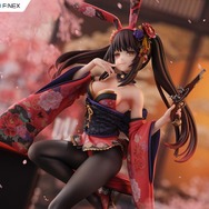 和装にセクシーな黒タイツが映える！和バニーな「時崎狂三」フィギュアが予約開始―すらりとしたおみ足が美しい