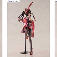 和装にセクシーな黒タイツが映える！和バニーな「時崎狂三」フィギュアが予約開始―すらりとしたおみ足が美しい