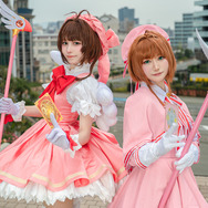 木之本桜「カードキャプターさくら」/左:にゃんごろう(X:@magia_nyangorou)右:ラインハルト(X:@meimy7111)