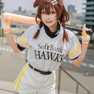 戌神ころね（ソフトバンクホークスユニフォーム）「ホロライブ」／しゃーた（X：@48ta_）