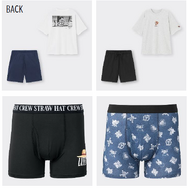 ジーユーから「ワンピース」コラボアパレルが発売！TVアニメ25年分の名シーンをクールにデザイン