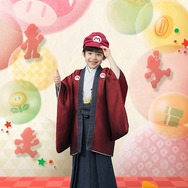 七五三で“マリオ”に仮装？スタジオアリスの撮影メニューに「スーパーマリオ和装」が新登場―リバーシブル羽織でルイージにも、兄弟で撮影したい