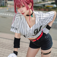 宝鐘マリン（千葉ロッテマリーンズユニフォーム）「ホロライブ」／御伽パセリ（X：@otogino_parsley）