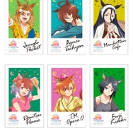 『ウマ娘』描き下ろしの“デコ出しカフェ”が衝撃的な可愛さ！映画「新時代の扉」のメンバーが、リラックスした“寝巻姿”でコラボグッズ化