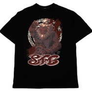 『スト6』リュウ、豪鬼の大迫力な“ミューラルアート”がTシャツに！経年とともにロゴが徐々に姿を現すクラックシャツは、手作業で数十回も塗り重ね