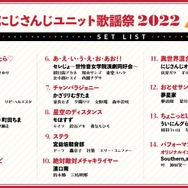「にじさんじユニット歌謡祭2022」が4月28日（日）よりABEMAで無料配信決定！80名以上のライバーが歌い踊る姿が無料で見られちゃう