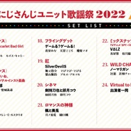 「にじさんじユニット歌謡祭2022」が4月28日（日）よりABEMAで無料配信決定！80名以上のライバーが歌い踊る姿が無料で見られちゃう