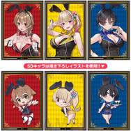 『バニーガーデン』花奈、凜、美羽香たちが早くもグッズ化！“描き下ろしのSDキャライラスト”も使用したお紳士向け商品が展開