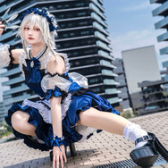 十六夜咲夜『東方Project』／さら（X：@sara_cospure）