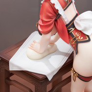 真剣に肉まん作る姿もセクシー…！『アズレン』生地をこねる「定安」が愛らしいフィギュア登場―恥じらう表情パーツも付属