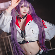 常闇トワ「ホロライブ」／月海つくね（X：@XaiabP）、撮影：山颪ヒア（X：@fotomachen）