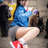 コナンの格好をした毛利蘭「名探偵コナン」もころす（X：@mokorosu）