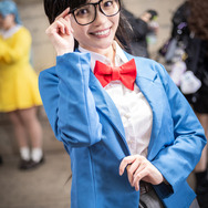 コナンの格好をした毛利蘭「名探偵コナン」もころす（X：@mokorosu）