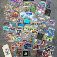 ナムコのレトロゲーがステッカーになって帰還!『マッピー』『ギャラガ』など…14作品のドット絵とタイトルロゴがそのまま再現