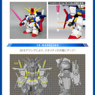 頭部の「ハイ・メガ・キャノン」は圧倒的存在感！「機動戦士ガンダムZZ」より「ZZガンダム」が全高約24cmのジャンボSDフィギュアに