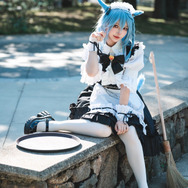 猫耳メイド装備『ファイナルファンタジーXIV』／洛洛子（X：@Rakukoooo、Instagram：rakukoo）