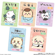 「ちいかわ」散切り頭や「ハチワレ」スポ刈りもラインナップ！キラキラカード付きグミ第5弾は、全30種が収録