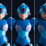 キラめくメッキで迫力倍増！『ロックマンX』より主人公「エックス」のプラモが通常版＆限定版の2色で展開