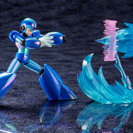 キラめくメッキで迫力倍増！『ロックマンX』より主人公「エックス」のプラモが通常版＆限定版の2色で展開