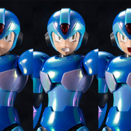 キラめくメッキで迫力倍増！『ロックマンX』より主人公「エックス」のプラモが通常版＆限定版の2色で展開