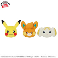 『ポケモン』ピカチュウ、パモ、パピモッチがかわいい！実用性バッチリの大きい顔型ぬいぐるみポーチがプライズ景品に