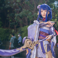 雷電将軍『原神』／いれいわらび（X：@iLeylv）