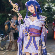 雷電将軍『原神』／いれいわらび（X：@iLeylv）