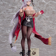 大胆な肩出し二ット姿にドキッ！透け感あるタイツも魅力的な『アズレン』“ベルファスト”フィギュアが予約受付中
