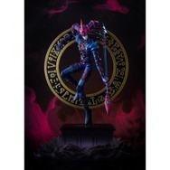 背景には黒の魔導陣も…！『遊戯王』最上級モンスター「混沌の黒