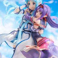 「SAO」アスナ＆ユウキが仲良くじゃれ合う姿を立体化！エフェクトを抑えたシンプルなつくりで飾りやすく