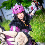 ジャナフ装備『モンスターハンター』／ひょう（X：@Hyoooviolet）