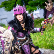 ジャナフ装備『モンスターハンター』／ひょう（X：@Hyoooviolet）