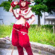 オリジナル赤ケモノちゃん／五月うさぎ（X：@n_h_molding）