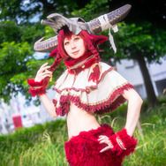 オリジナル赤ケモノちゃん／五月うさぎ（X：@n_h_molding）