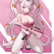 動いただけで零れそう…！『勝利の女神：NIKKE』色んな意味で危ない新人バニーガールのソーダ＆アリスをお迎えすべく、指揮官たちが戦闘態勢