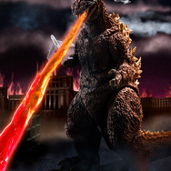 70年前のポスターそのまま…初代「ゴジラ」がフィギュアになって登場！当時のスーツをイメージ&飛行機や放射熱線エフェクトで恐怖の象徴を自在にポージング