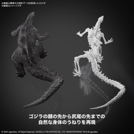 ゴジラ骨格 ゴジラ」が骨までスケスケ！骨格は“体内に収める”、“外皮と
