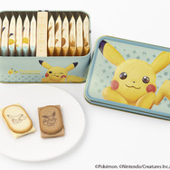 『ポケモン』×「東京ばな奈」ピカチュウスペシャル缶が可愛いすぎる…!キラキラおめめで見つめるポーズなどさまざまデザイン、限定ステッカーも付属