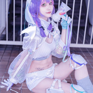 常闇トワ「ホロライブ」／猫又るな（X：@nekoruna_cos）