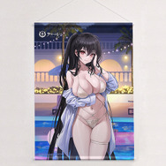 『アズレン』×「ナイトプール」が生みだす艶やかさ!際どい水着姿を特大カーテンなどでグッズ化