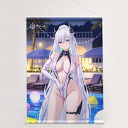 『アズレン』×「ナイトプール」が生みだす艶やかさ!際どい水着姿を特大カーテンなどでグッズ化