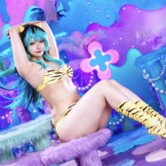 ラム「うる星やつら」／ありあちゃん（X：@iimonogatari）、撮影：あいざわわ（X：@aizawa_8lemo）、vent arbre（X：@vent_arbre）