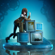 “牧瀬紅莉栖”が失われた世界を象徴するフィギュアが、雰囲気満点！儚げな表情に涙腺が刺激される