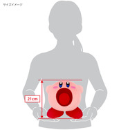 「カービィ」ぽってりフォルムがキュートすぎ！『星のカービィ』新作ぬいぐるみは、立体感溢れる“すいこみ”と“まんぷく”姿