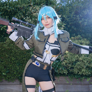 シノン「ソードアート・オンライン」／甘噛もち（@mcmc210107）