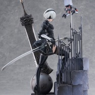 振り向き2Bの表情が美しい!アニメ「ニーア オートマタ」よりフィギュアが登場―遊撃する9Sもかっこいい