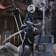 振り向き2Bの表情が美しい!アニメ「ニーア オートマタ」よりフィギュアが登場―遊撃する9Sもかっこいい